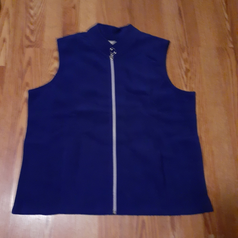 NWT! NAVY NAVY BLUE VEST - Picture 1 of 8